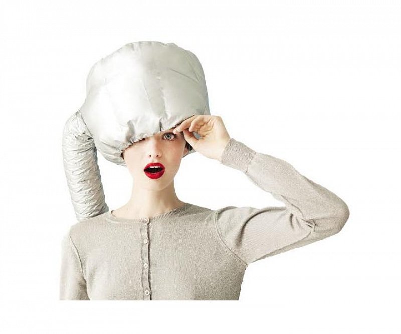 BALOON DRY CAP Sibel 5011932 – textilná sušiaca helma, strieborná