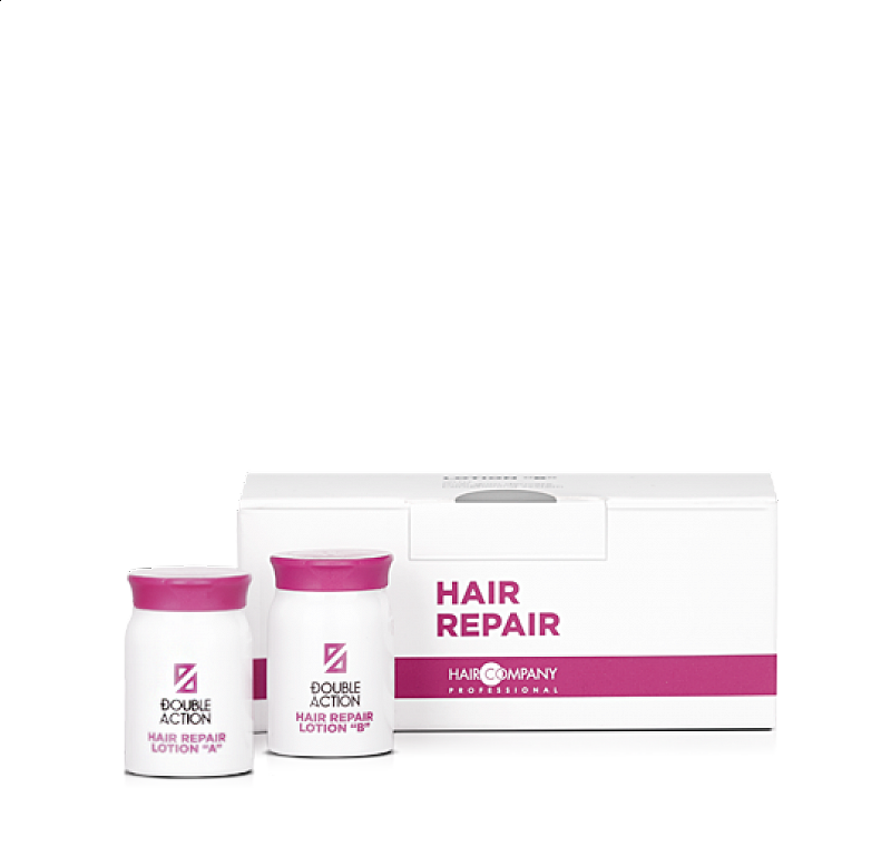 HAIR REPAIR LOTION A+B Double Action Haircompany – regeneračné ampulky na vlasy  10x10 ml.