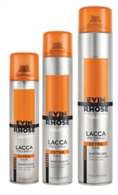 HAIR SPRAY EXTRA STRONG Evin Rhose – extra silne tužiaci lak na vlasy 300/500/750 ml