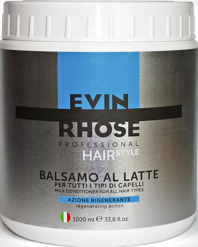 HAIR BALSAM LATTE Evin Rhose -  mliečny balzam na vlasy 1000 ml