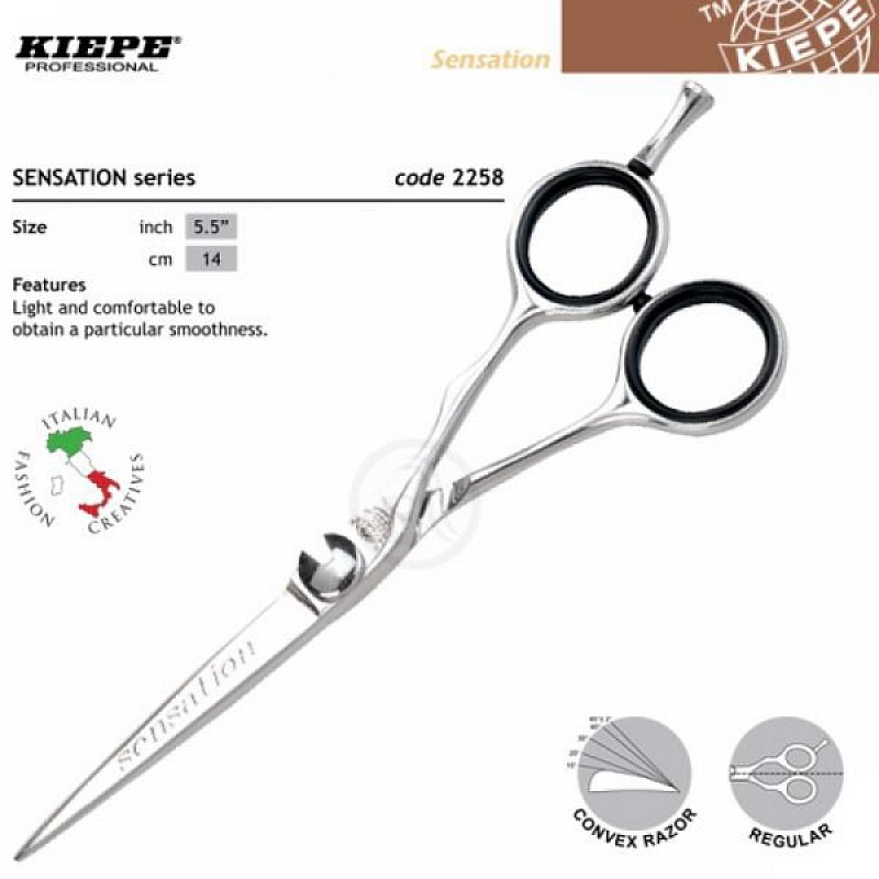 SENSATION HAIR SCISSORS Kiepe 2258/5,5´´- profesionálne kadernícke nožnice