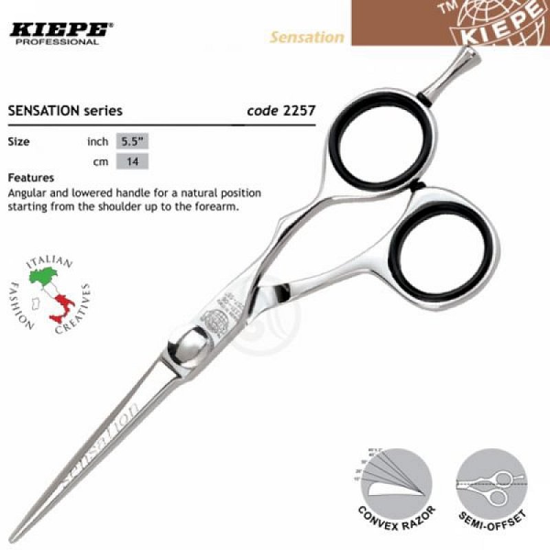 SENSATION HAIR SCISSORS Kiepe 2257/5,5´´- profesionálne kadernícke nožnice