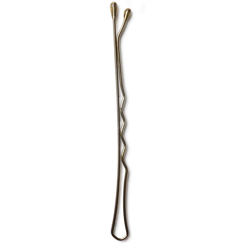 PROFESSIONAL HAIR GRIPS BOX 8703 51 mm – krátke sponky cca 330 ks/hnedá